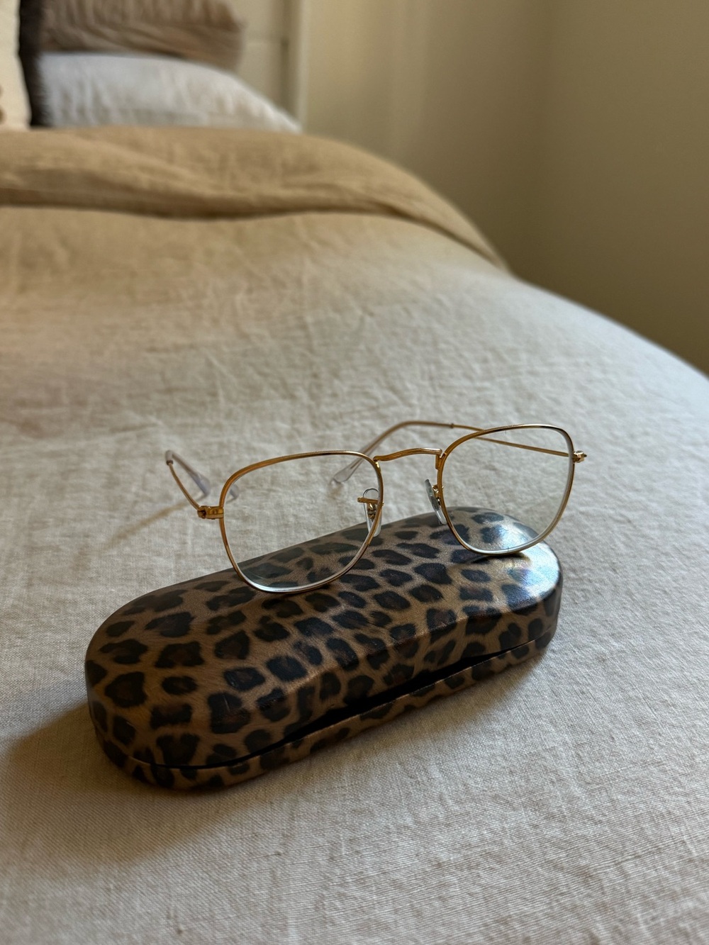 Pre-Owned Ray-Ban Hexagonal Optics Gold Frames (RB6448) – Prescription Ready